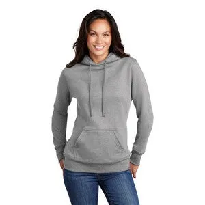 SCREEN PRINTED - LPC78H - Port & Company ® Ladies Core Fleece Pullover Hooded Sweatshirt