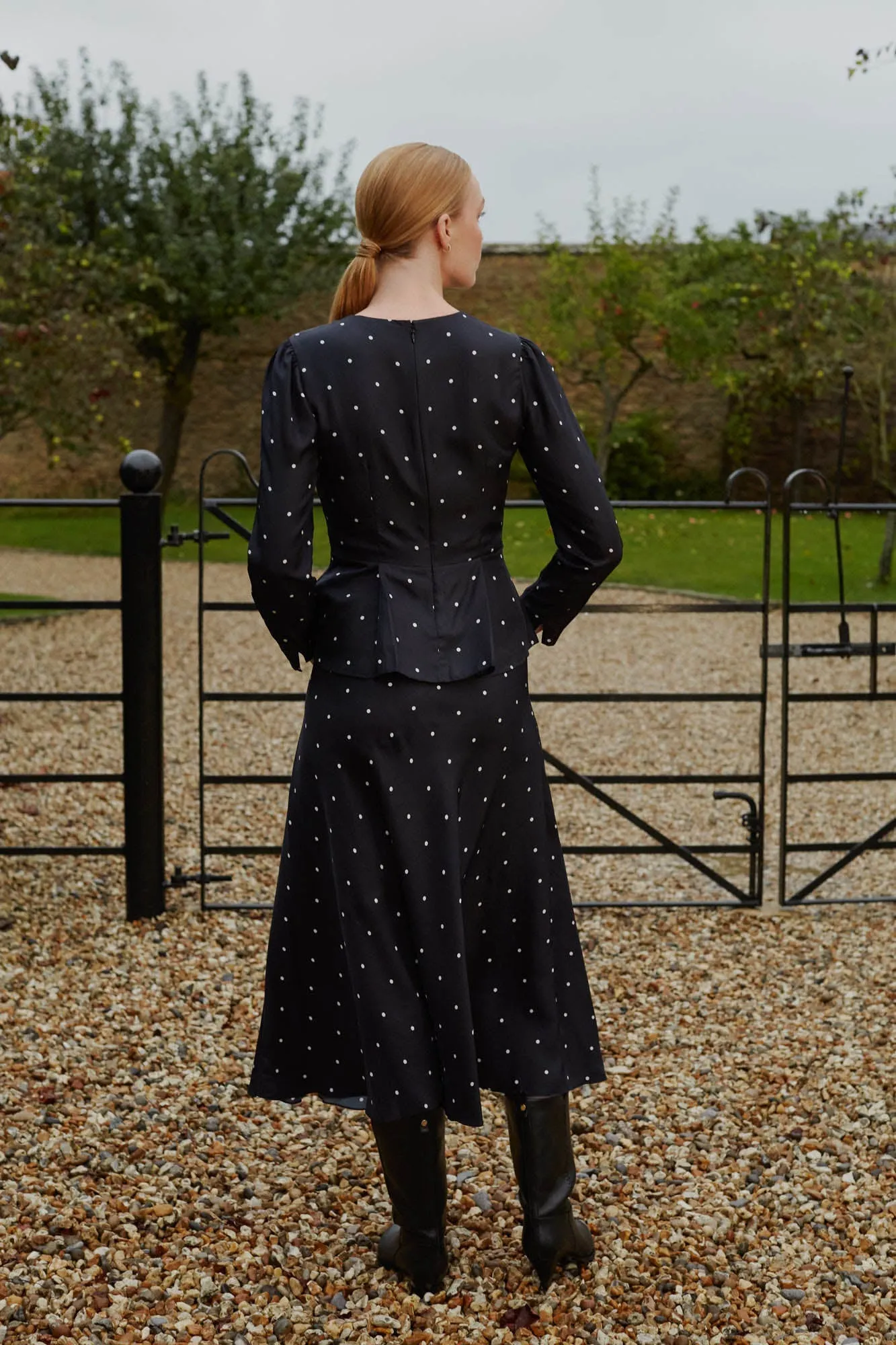 Serena polka spot blouse