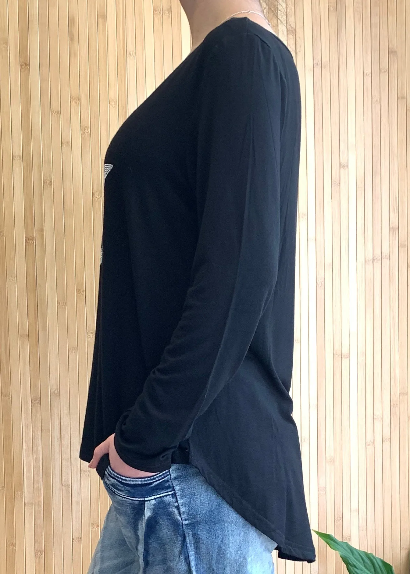 Shona Star Top || Black