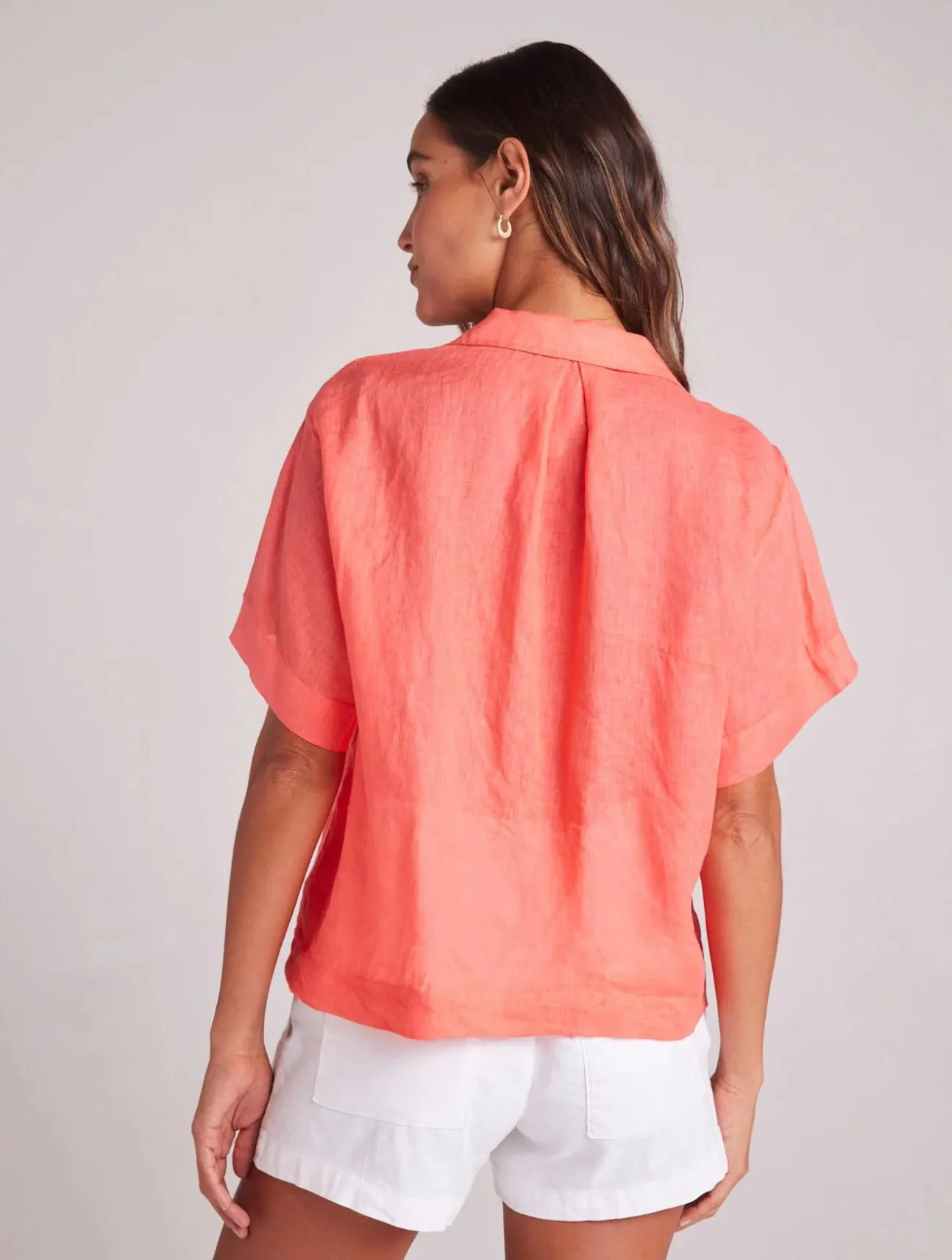 Short Sleeve Flowy Button Down