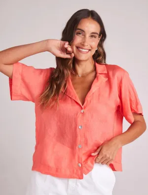 Short Sleeve Flowy Button Down