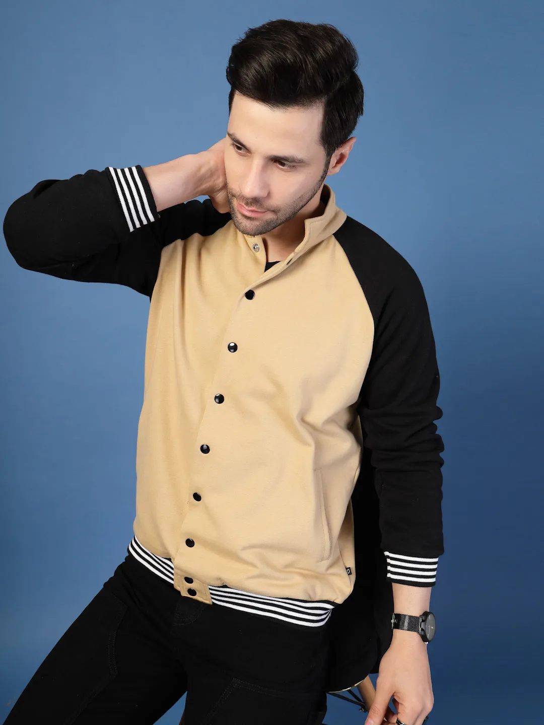Trendy Oversized Varsity Jacket