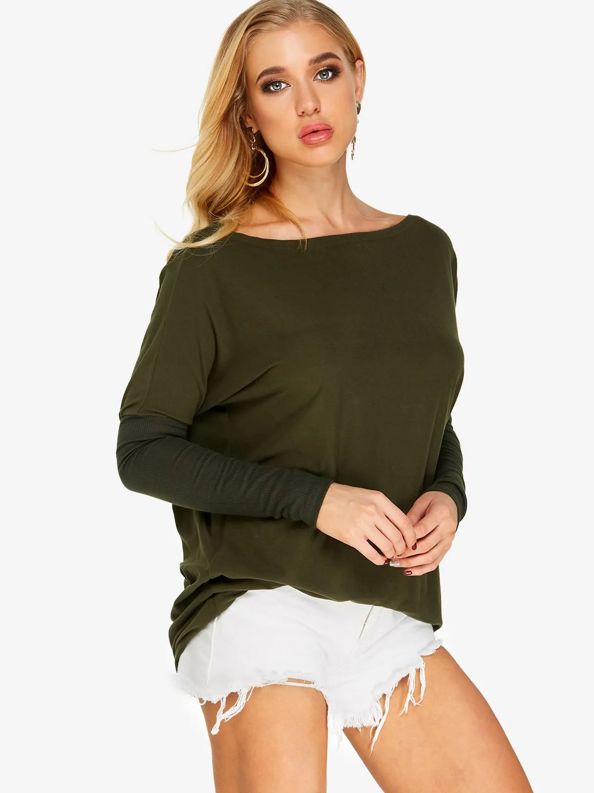 Wholesale Crew Neck Pullover Long Sleeve T-Shirts