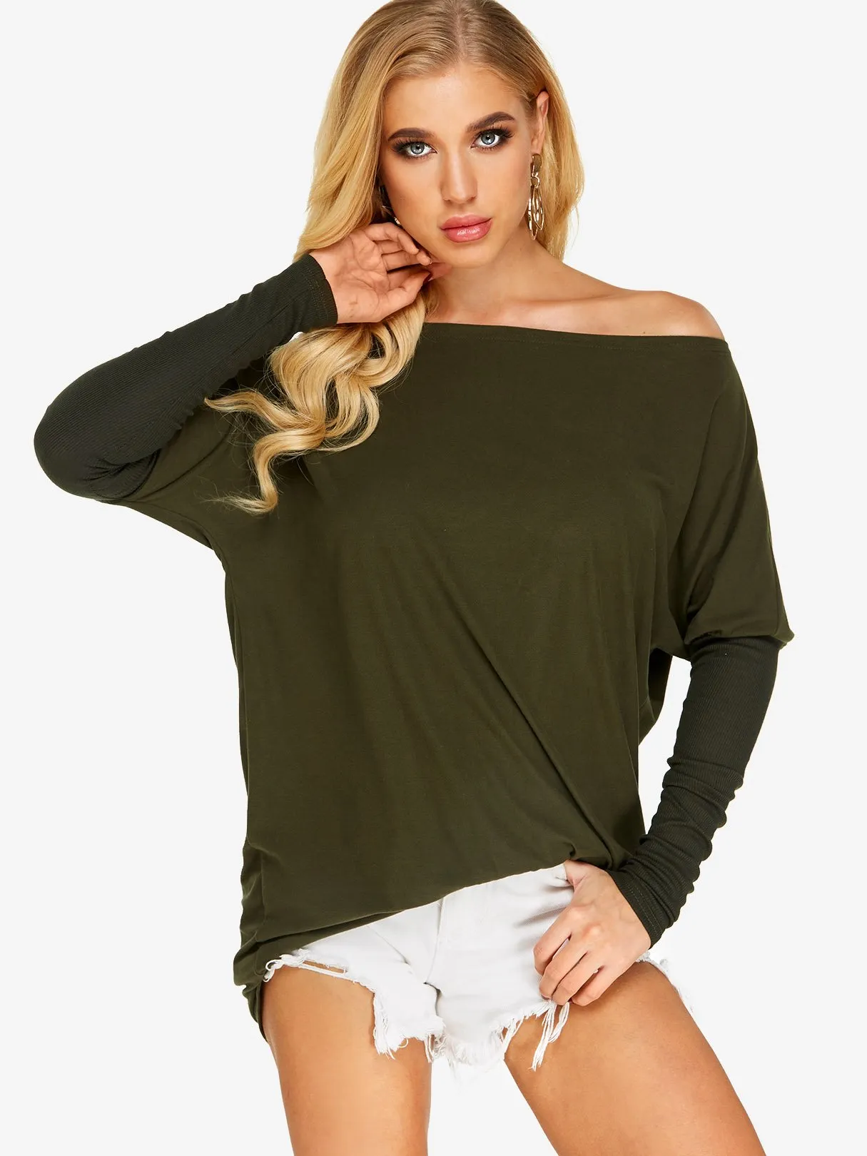 Wholesale Crew Neck Pullover Long Sleeve T-Shirts