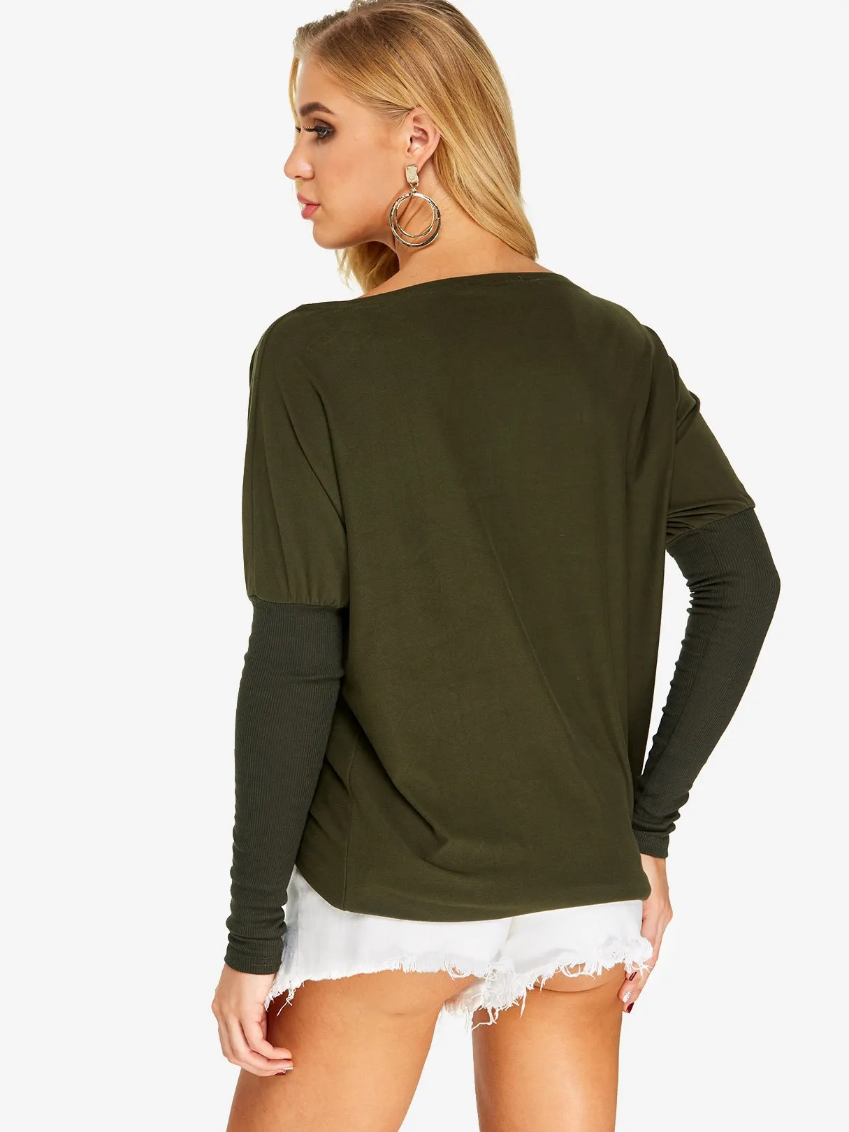 Wholesale Crew Neck Pullover Long Sleeve T-Shirts
